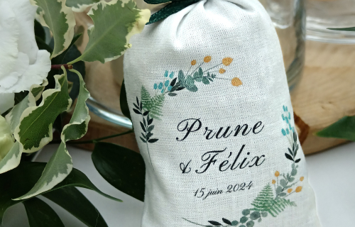 Sachets de lavande pour grand mariage