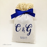 Sachets de lavande pour Mariage, impression personnalisée