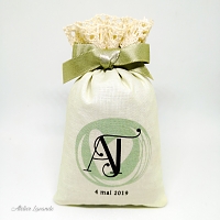 Sachets de lavande pour Mariage, impression personnalisée