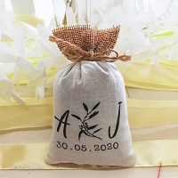 Sachets de lavande pour cadeau d'invité mariage