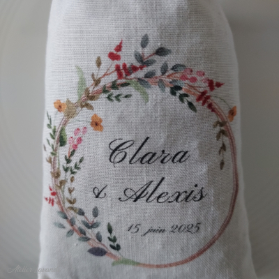 Sachet de lavande détail Clara & Alexis