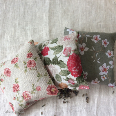trio de coussins de lavandin Vienne