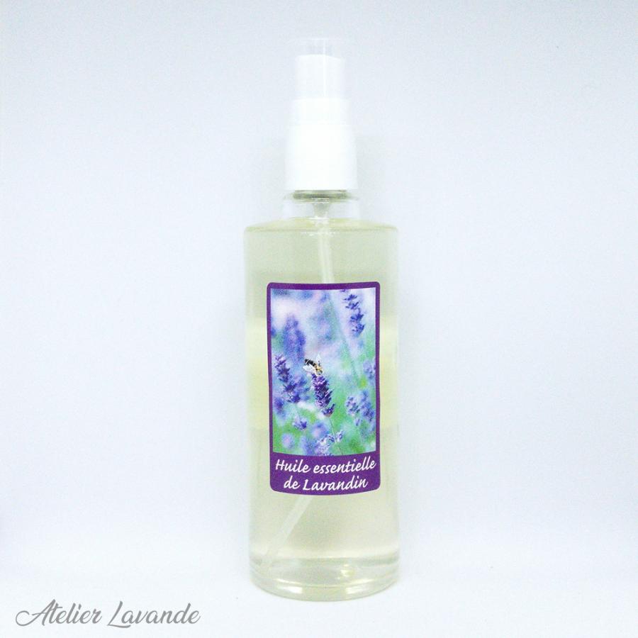 Huile essentielle de lavandin de Provence, flacon Spray 12,5cl Huile essentielle de lavandin de Provence, flacon Spray 12,5cl