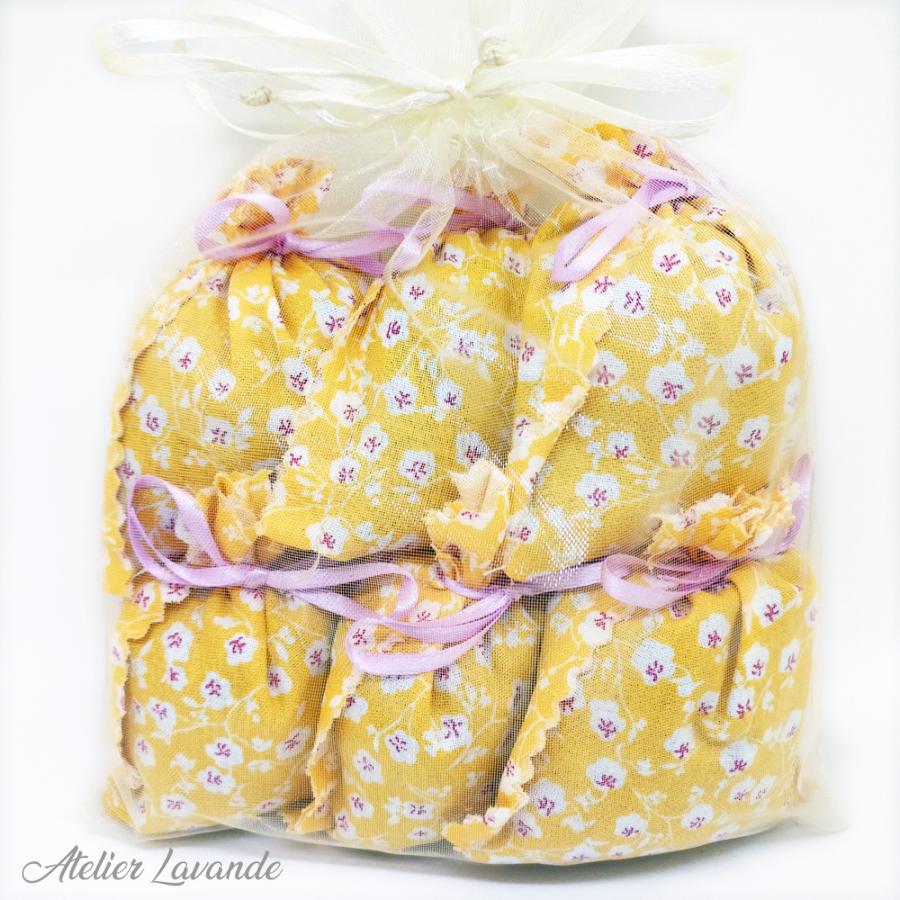 6 Sachets de lavande déco motif floral référence Cyrano 6 Sachets de lavande déco motif floral référence Cyrano