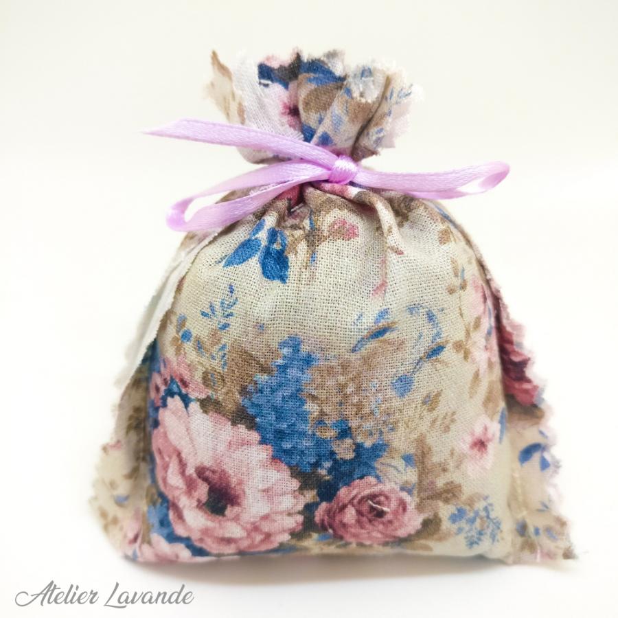 Sachet de lavande déco motif floral référence Marianne Sachet de lavande déco motif floral référence Marianne
