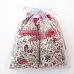 Sachet de lavande de Provence avec tissus imprimé motif floral